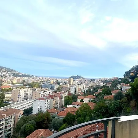 02 Vue Panoramique -wifi- Parking Prive -nice Apartment Nice