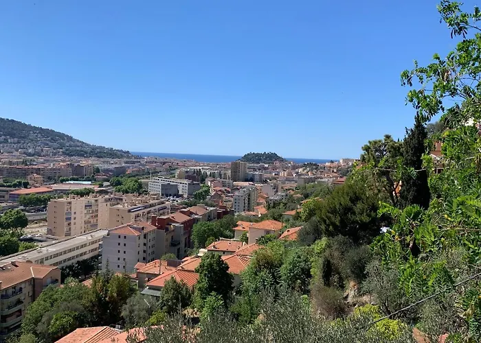 02 Vue Panoramique -wifi- Parking Privé -nice Niza